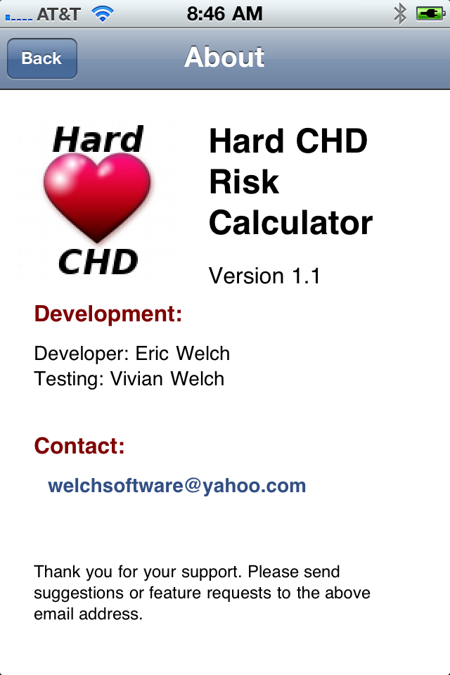 HCHD Calc screenshot 4