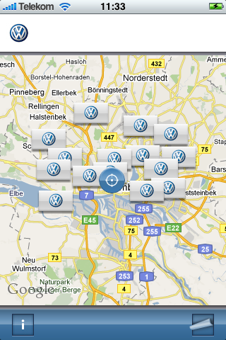 Volkswagen Händlersuche screenshot 4