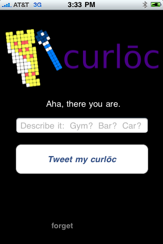 Curloc app screenshot 1