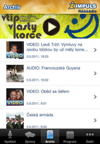 Impuls radio screenshot