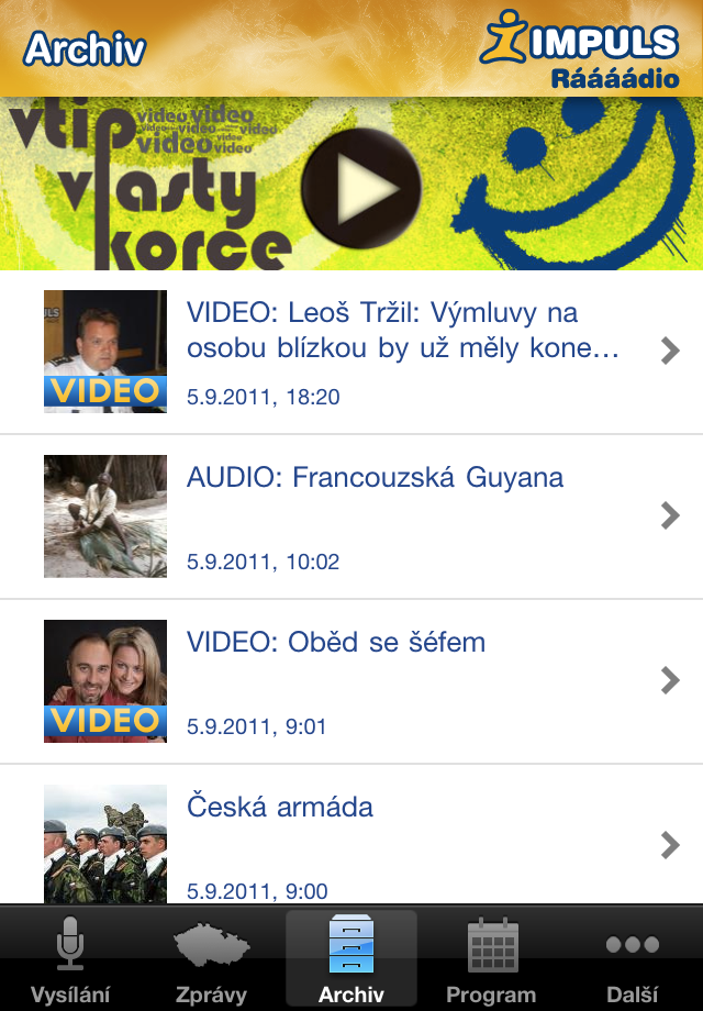 Impuls radio screenshot 3