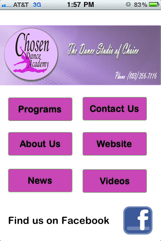 Chosen Dance iPhone screenshot 1 - Lifestyle app