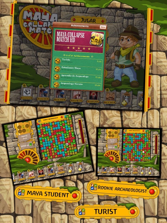 Maya Collapse Match HD Lite screenshot-3