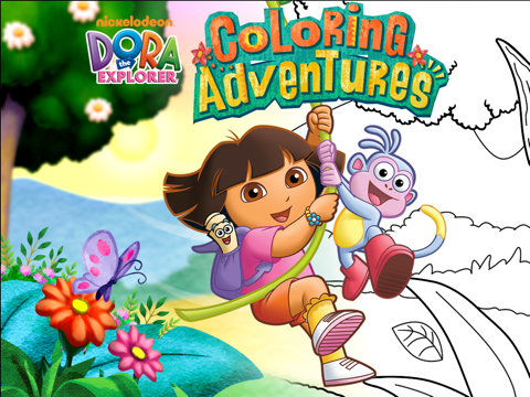 Dora the Explorer Coloring Adventuresのおすすめ画像1