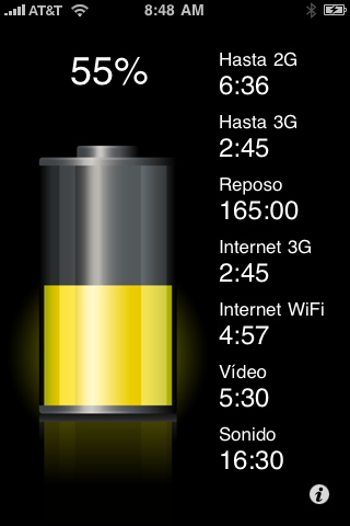 Tiempo de la Batería screenshot 2