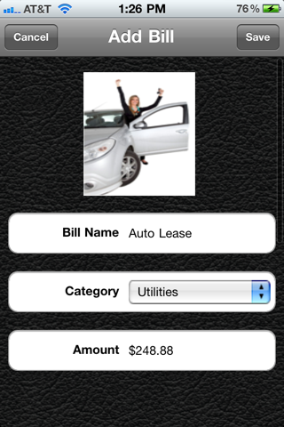 Bill Manager HD Lite screenshot 2