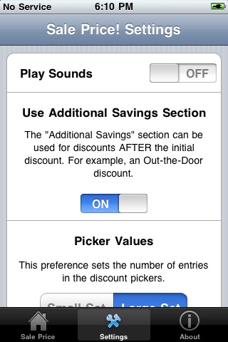 Sale Price! screenshot