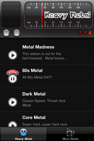 Heavy Metal Radio FM screenshot 3