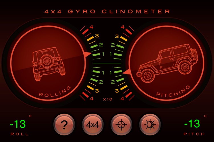 4x4 Gyroscope Clinometer