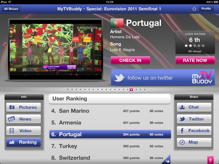 MyTVBuddy - Eurovision 2011 Launch Edition screenshot-4