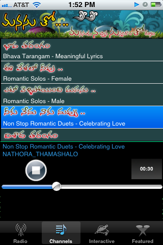 Manasu Tho - Telugu Music Station featuring non stop melodious tunes screenshot 2