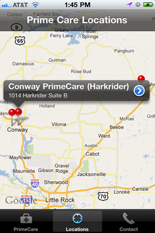 PrimeCare Medical Center Mobile App iPhone screenshot