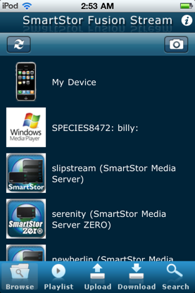 SmartStor Fusion Stream DLNA Digital Media App screenshot 5