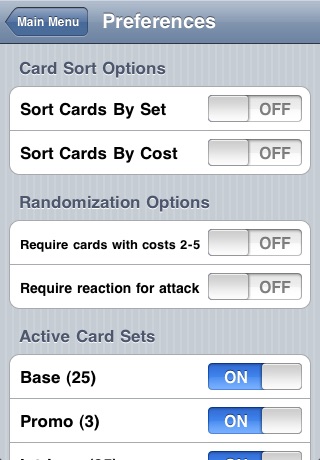 Dominion Kingdom Deck
