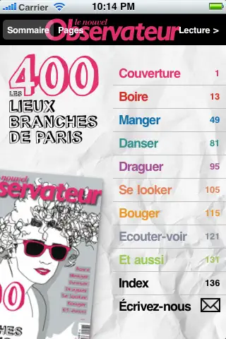 Capture d'écran de Les 400 Lieux Branchés De Paris sur iPhone 1