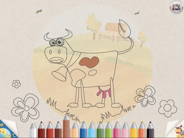 Capture d'écran de KiDSAPP HD: The Farm - Free sur iPhone 4
