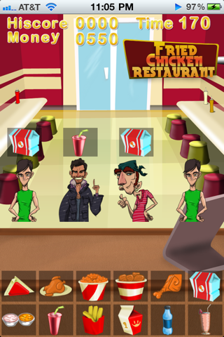 Fried Chicken Restaurant Game HD Lite screenshot 2