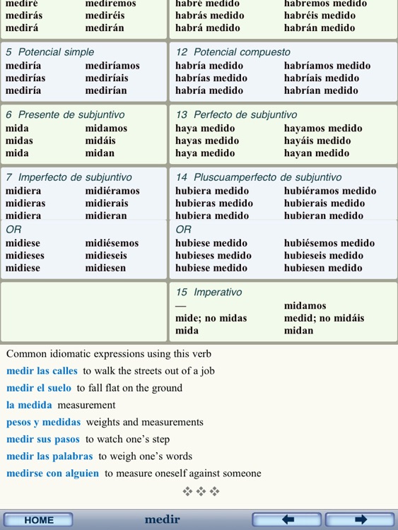 501 Spanish Verbs, 6th ed. for iPad