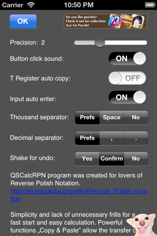 Screenshot #2 pour QSCalcRPN