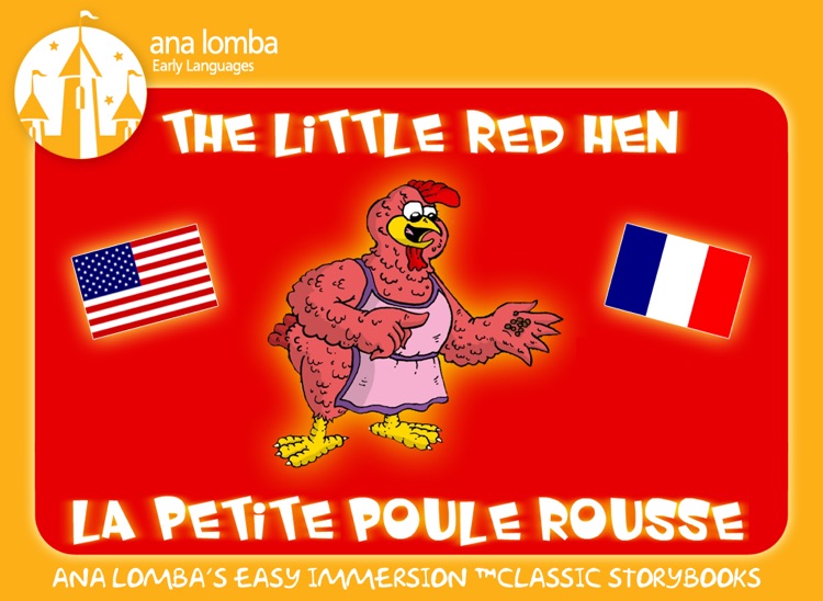 Ana Lomba – Anglais pour les enfants : La Poule Rousse (Histoire Bilingue Anglais-Français)