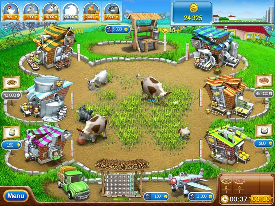 #2. Farm Frenzy 2: Pizza Party HD Lite (iOS) بواسطة: Alawar Entertainment, Inc