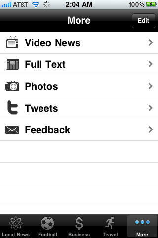 App screenshot