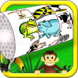 Cylinder-Shaped Puzzle – Animal world