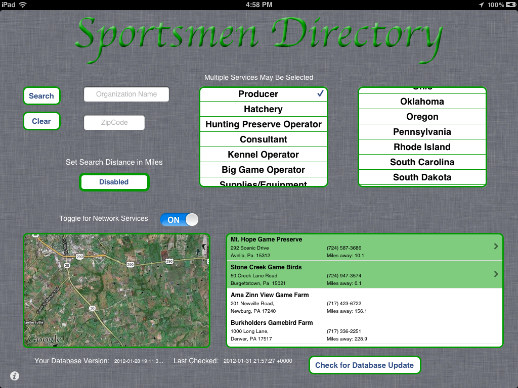 Sportsmen Directory 2012 screenshot 4
