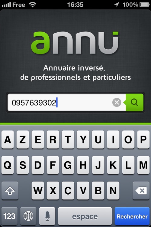 Annu - annuaire inversé, pros et particuliers