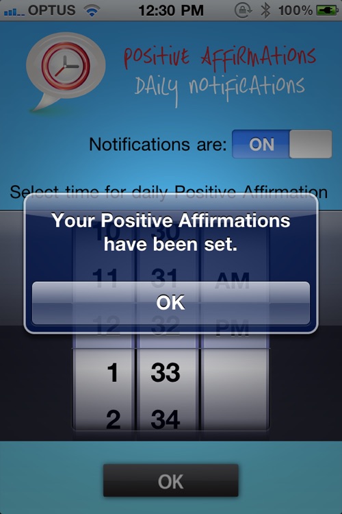 Positive Affirmations Daily Notifications