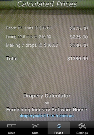 Drapery Calculator