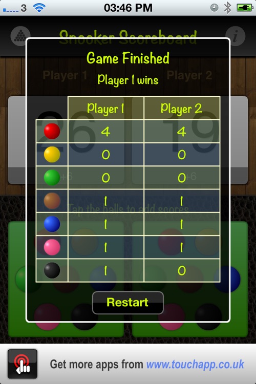Snooker Scoreboard screenshot-3