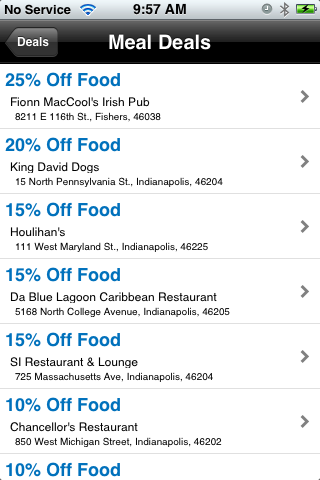 IndyDining screenshot 3