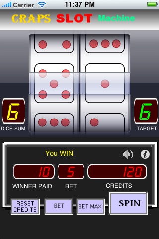 Craps Slot Lite