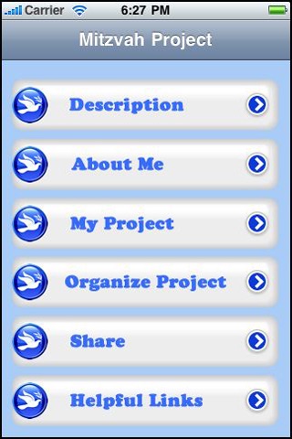 Mitzvah Project screenshot 2