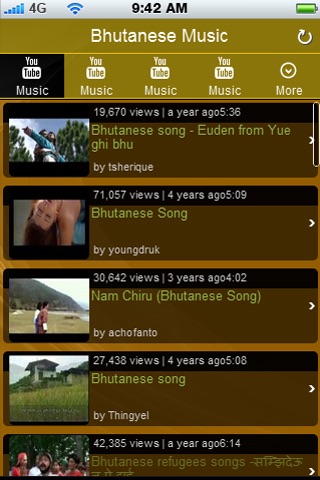 Bhutanese Music Videos screenshot 2