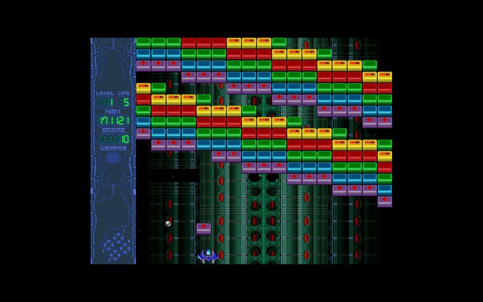 #1. Ultranium 4 - Breakout Shooter (macOS) بواسطة: Julien meyer