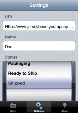 Barcode Status screenshot 2