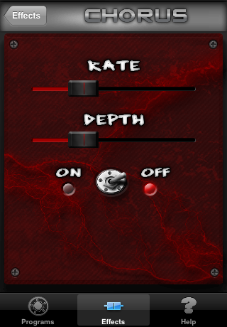 Reap DFX iPhone screenshot 1 - Music app