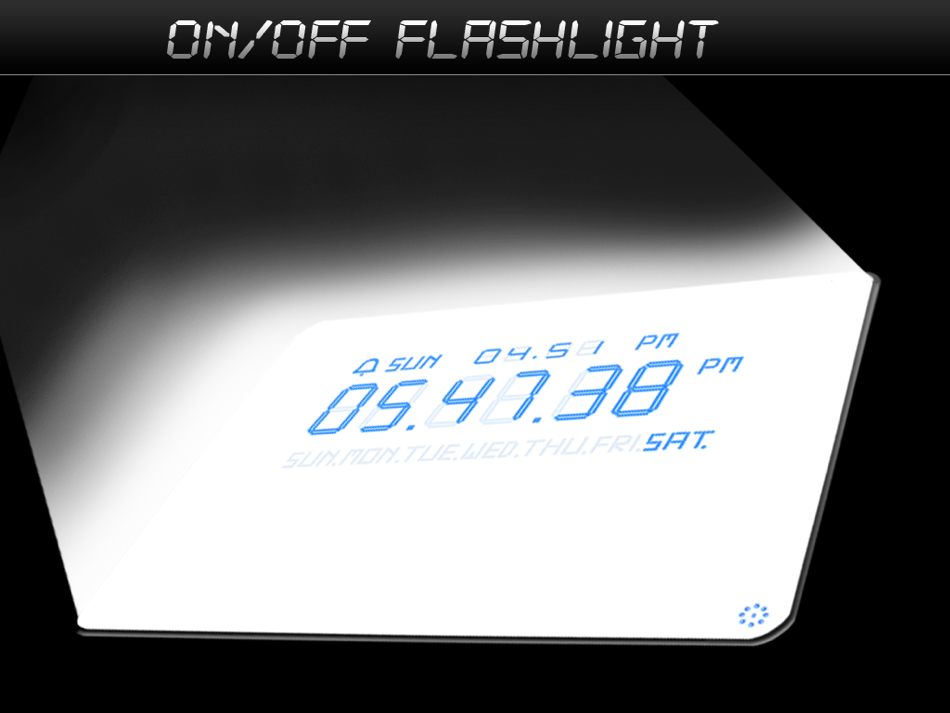 #4. Alarm Clock with Flashlights Lite (iOS) Podle: Elen Bekzadyan