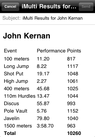 iMulti Lite iPhone screenshot 3 - Sports app