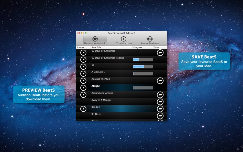 Beat Store (AI1 Edition) for Mac OS X - 1.0 - (macOS)