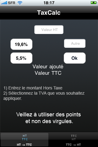 App screenshot