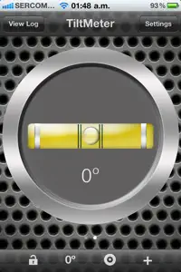 TiltMeter - Advanced Level and Inclinometer - Free screenshot #2 for iPhone