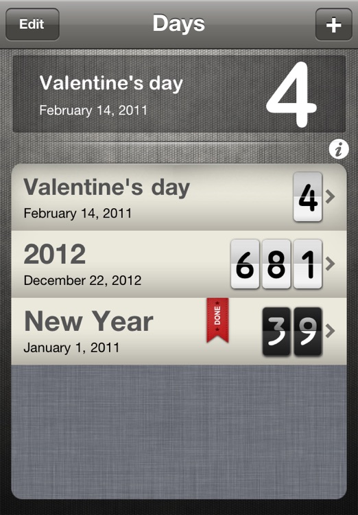 Days-Don't miss your important dates