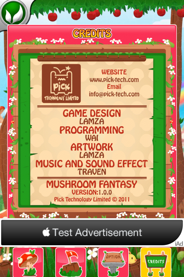 #5. Mushroom Fantasy (iOS) By: PICK Technology Limited