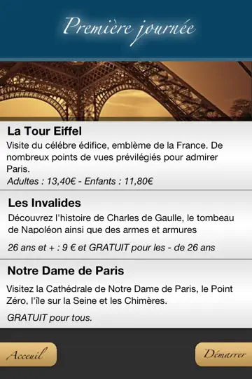 Capture d'écran de Paris En 3 Jours sur iPhone 3