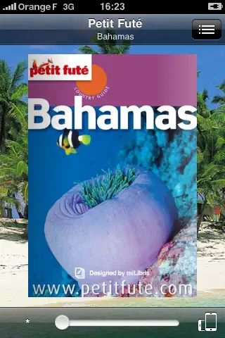 Capture d'écran de Bahamas- Petit Futé sur iPhone 1