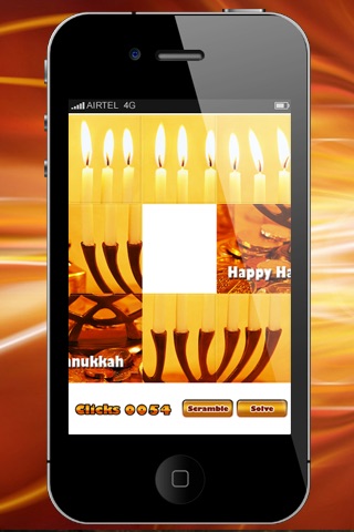 Hanukkah Sliding Puzzle HD Lite screenshot-4
