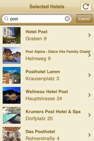 Selected Hotels – exclusive boutique hotels in the Alps screenshot 2